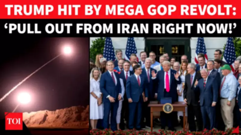 GOP Splinters Over Iran War As Trump Faces Backlash, Midterm Crisis Looms