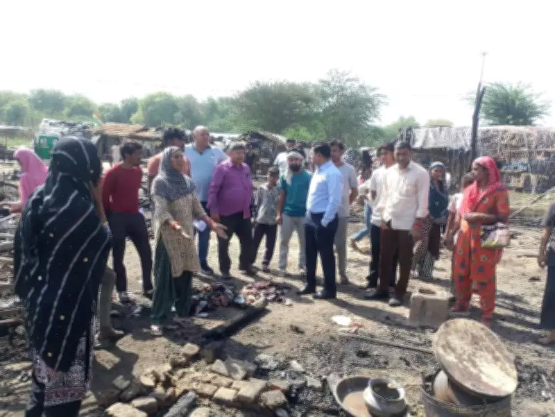 Greater Noida Slum Fire Leaves 50 Homeless, Administration Provides Relief