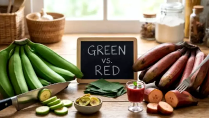Green and Red Bananas: Culinary Versatility in Your Kitchen