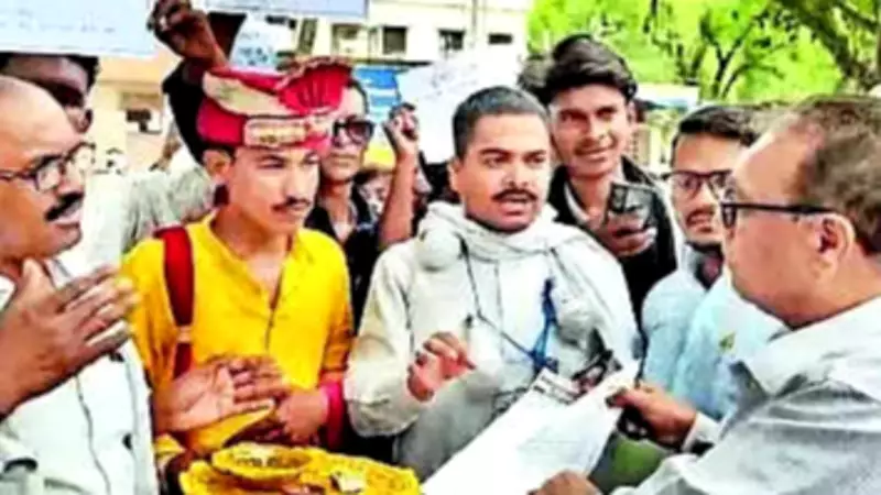 Groom Leads Wedding Procession to DM Office Over Power Cut in Banda