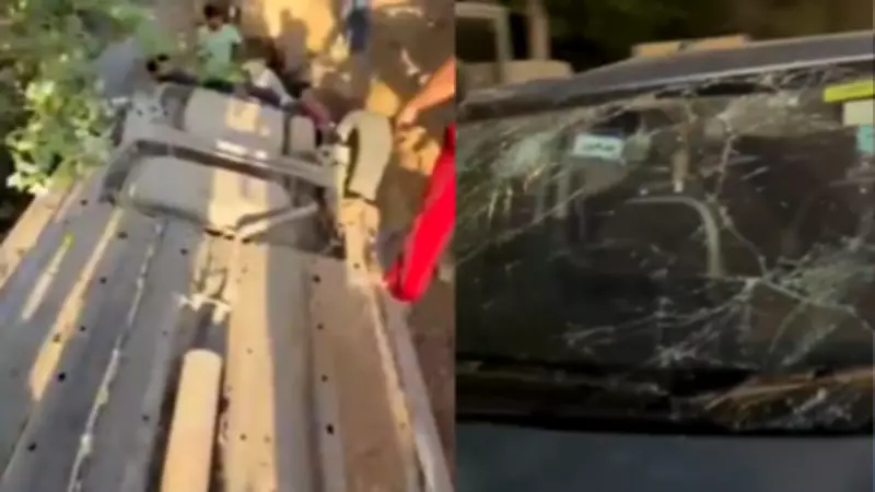 Gurgaon Professor's Car Plunges into Unattended Pit, Exposing Civic Negligence