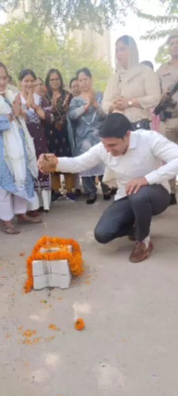 Gurgaon Sector 84 Road Gets Rs 60 Lakh Pavement Upgrade, Mayor Inaugurates Project