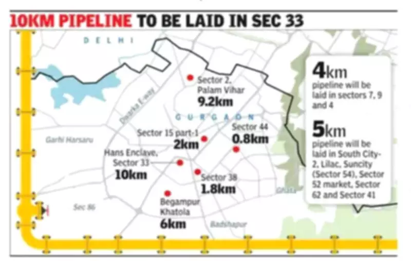 Gurgaon to Expand PNG Pipeline Network by 39km Following Haryana Government Directive