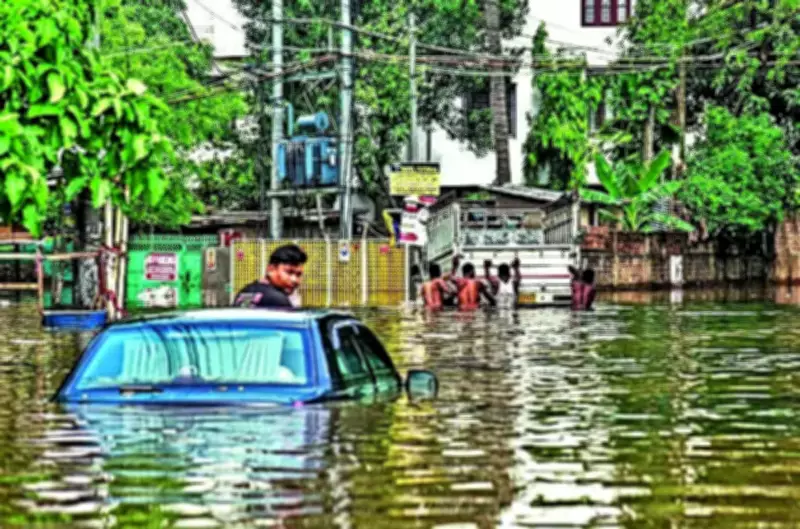 Guwahati Battles Record April Deluge, Life Paralyzed by Severe Flooding