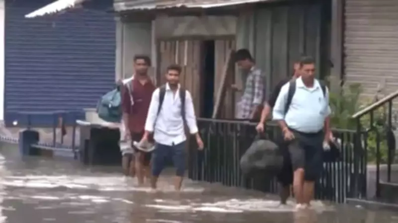 Guwahati Paralyzed by Flash Floods: Schools Shut, Residents Stranded
