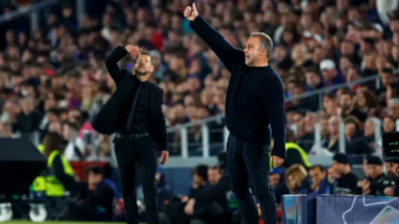 Hansi Flick Criticizes Referee Calls After Atletico Madrid Crush Barcelona in Champions League