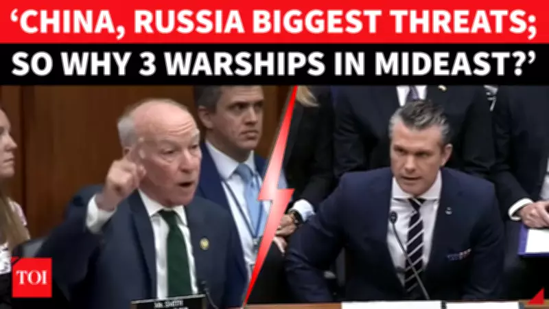 Hegseth Grilled in House Over Sending 3 US Carriers to Mideast Amid Iran Tensions
