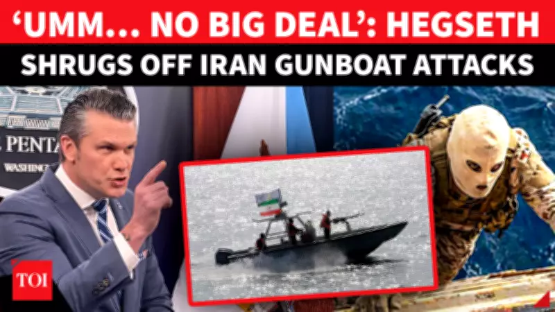 Hegseth Panics, Downplays Iran Attacks and Ship Seizures in Hormuz