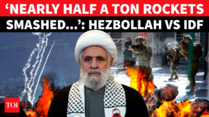 Hezbollah Fires 40 Rockets at Israel Amid Historic Lebanon Peace Talks in Washington