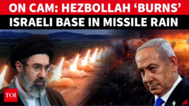 Hezbollah Launches Missile Barrage on Israel, IDF Retaliates with Lebanon Strikes