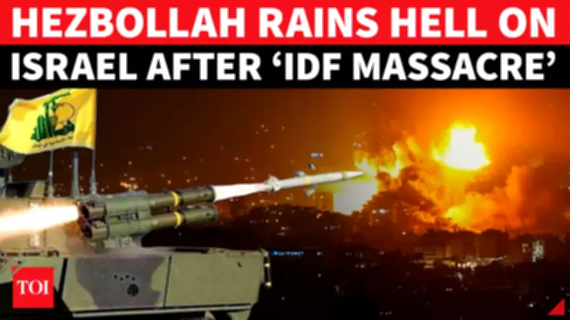 Hezbollah Launches Record Rocket Barrage on Israel, Sparking Major Military Response