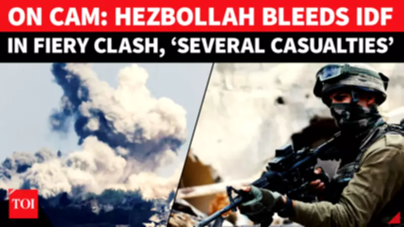 Hezbollah Strikes IDF Forces in Border Clashes, Multiple Casualties Reported
