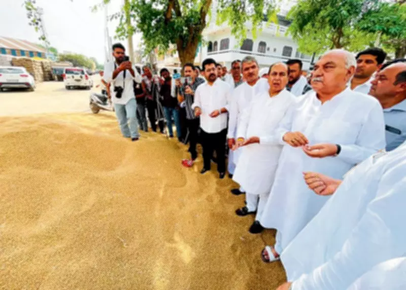 Hooda Criticizes BJP Over Declining Wheat Procurement in Haryana