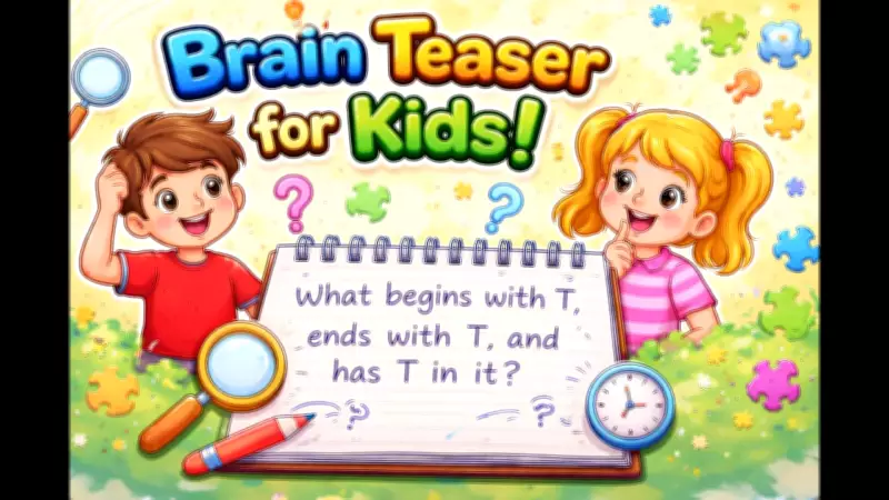 How Brain Teasers Like 'Teapot' Puzzle Shape Children's Thinking Skills