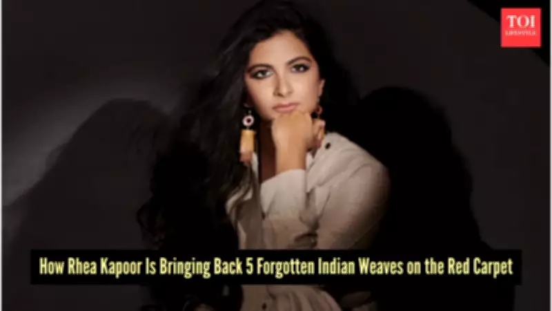 How Rhea Kapoor Is Reviving Traditional Indian Weaves in Modern Fashion
