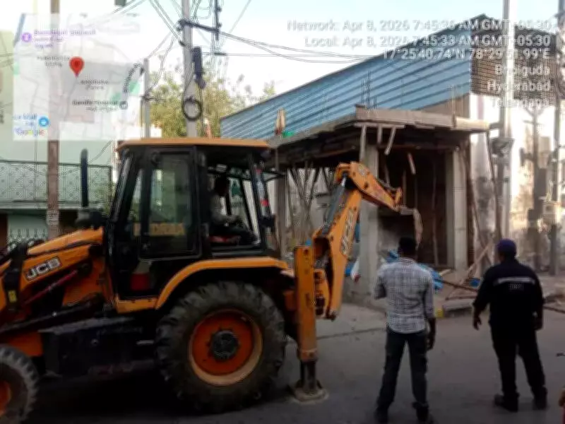 HYDRAA Clears Encroachments in Hyderabad After Public Complaints