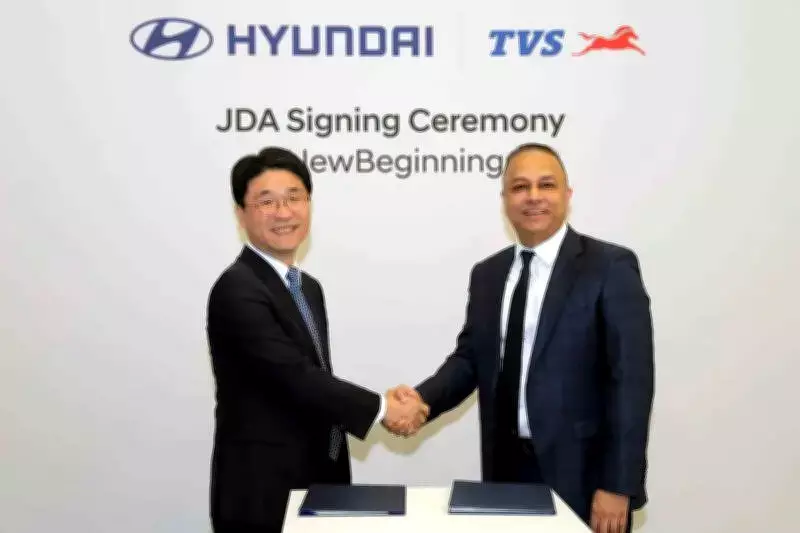 Hyundai and TVS Forge Alliance to Develop Electric Three-Wheelers for India and Exports