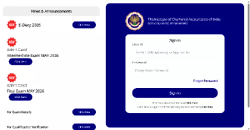 ICAI Releases CA Inter and Final May 2026 Admit Cards: Download Steps and Exam Schedule