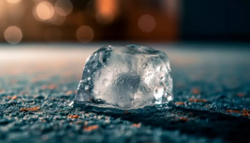 Ice Cube Hack to Fix Carpet Dents from Furniture