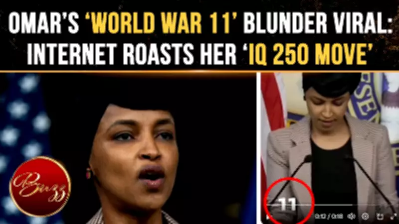 Ilhan Omar's 'World War 11' Slip Sparks Brutal Backlash and Meme Storm