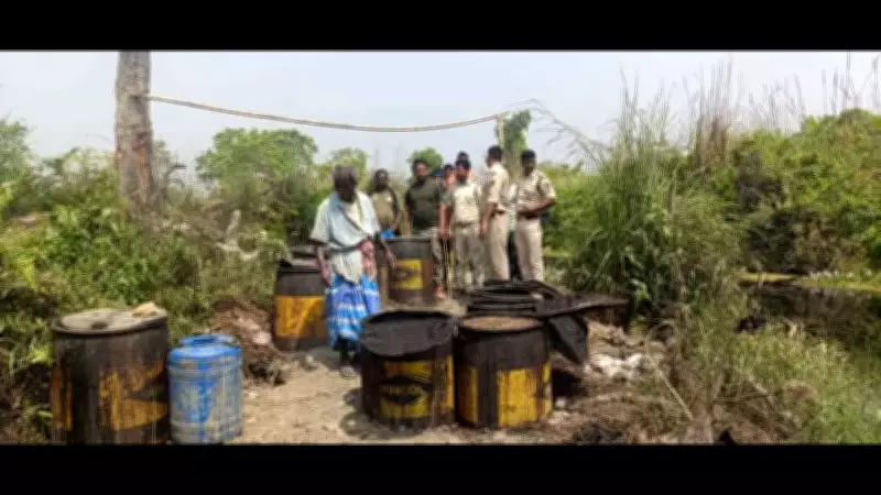 Illicit Liquor Unit Busted Inside Valmiki Tiger Reserve, 2,200 Litres Seized