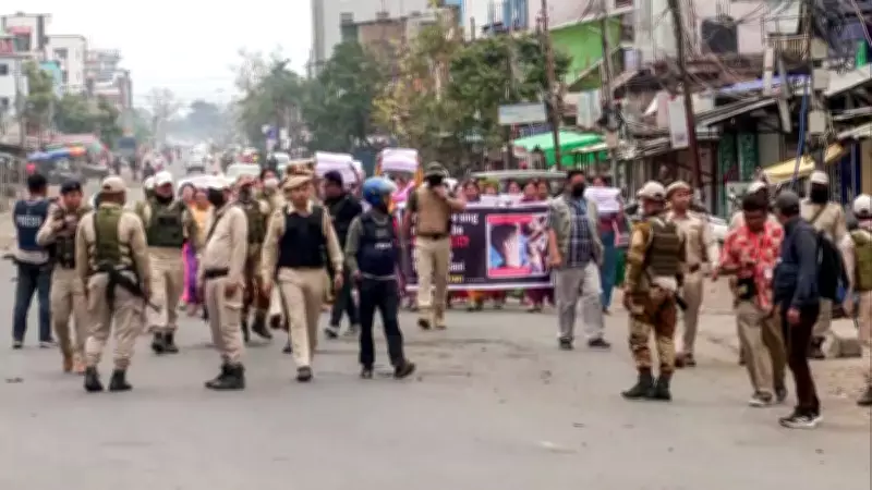 Imphal Protests Erupt: 5 Injured as Thousands Rally Over Bishnupur Incident