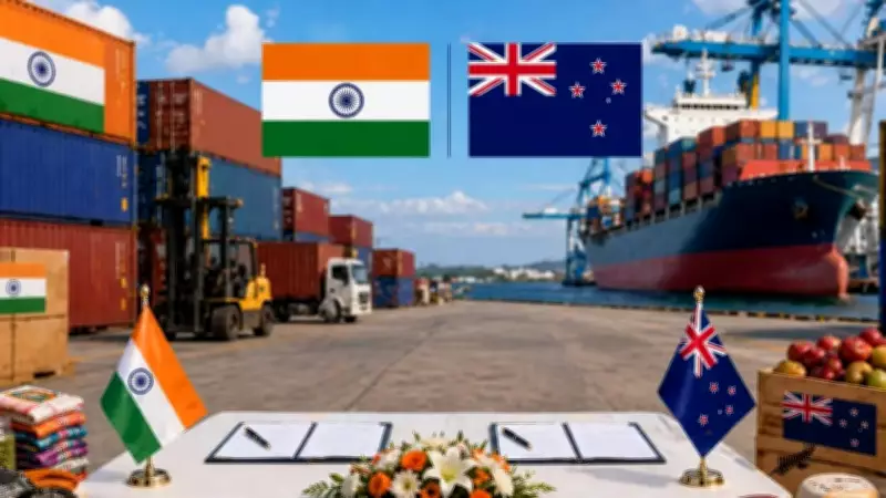 India and New Zealand Sign Free Trade Agreement to Boost Bilateral Trade