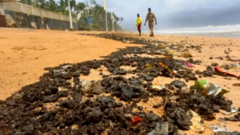 India Drafts First-Ever Tar Ball Management Rules to Combat Marine Pollution