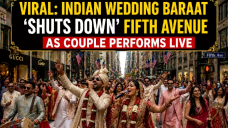 Indian Couple's Live-Singing Baraat Takes Over NYC's Fifth Avenue, Goes Viral