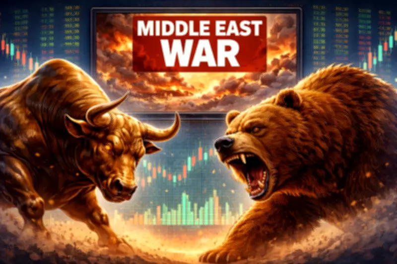 Indian Stock Market Opens in Red Amid Middle East Tensions, Nifty Below 22,800