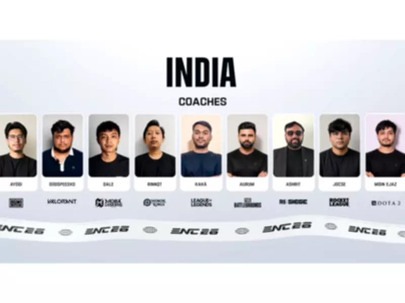 India's Coaches Confirmed for Esports Nations Cup 2026