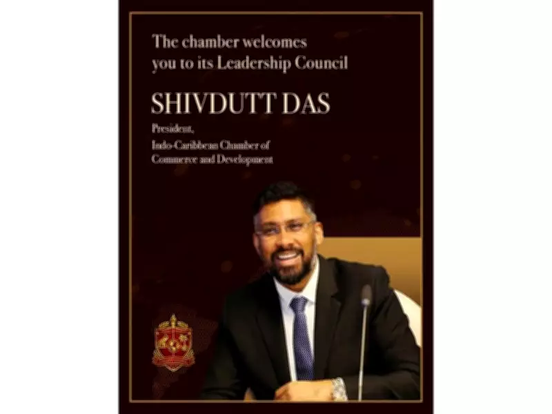 Indo-Caribbean Chamber Appoints Economist Shivdutt Das as Global President