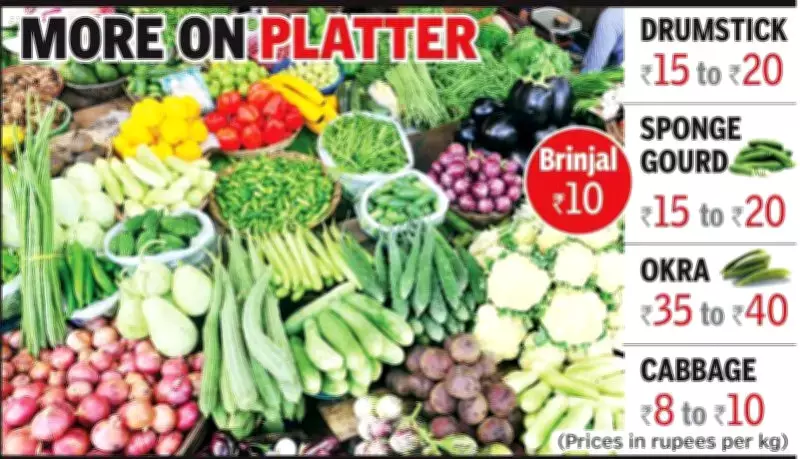 Indore Vegetable Prices Ease as Summer Supplies Surge at Choithram Mandi