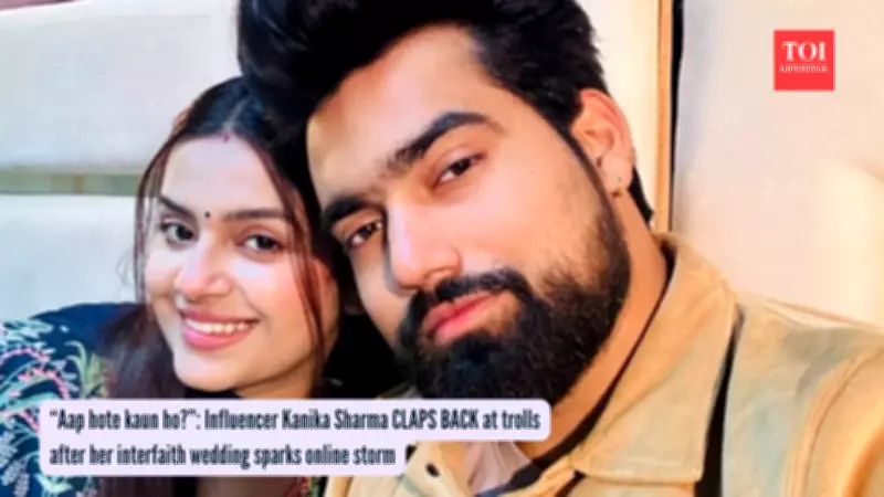 Influencer Kanika Sharma Confronts Online Trolls Over Interfaith Marriage