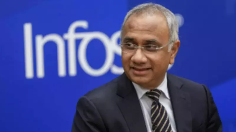 Infosys Shares Fall 6% After FY27 Revenue Guidance Misses Estimates