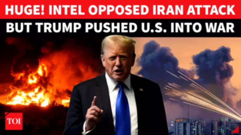 Intel Warned Against Iran Attack, But Trump Pushed US Into War: Shocking Report
