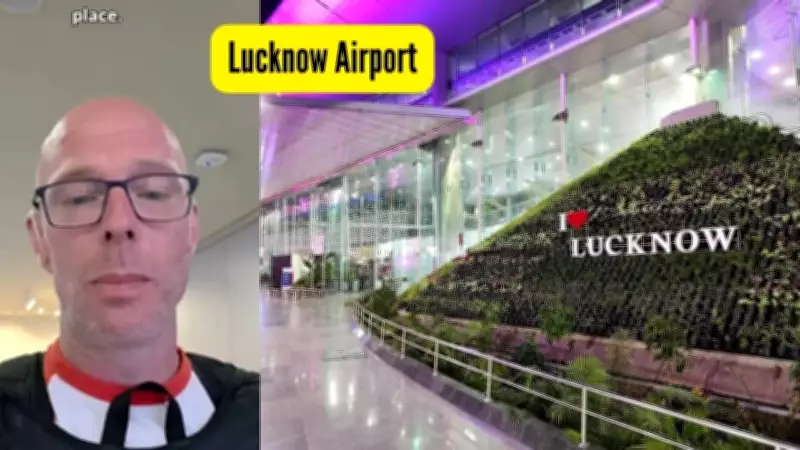 International Photographer's Viral Reel Praises Lucknow Airport's Cleanliness and Efficiency