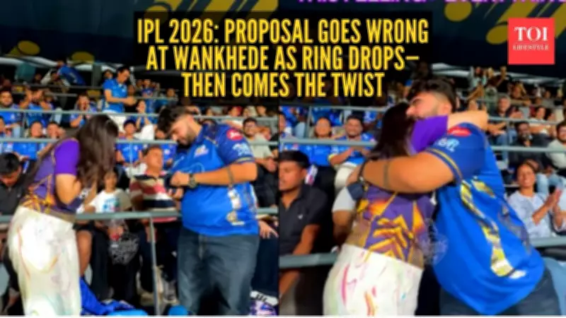 IPL 2026: Engagement Ring Fumble at Wankhede Stadium Goes Viral