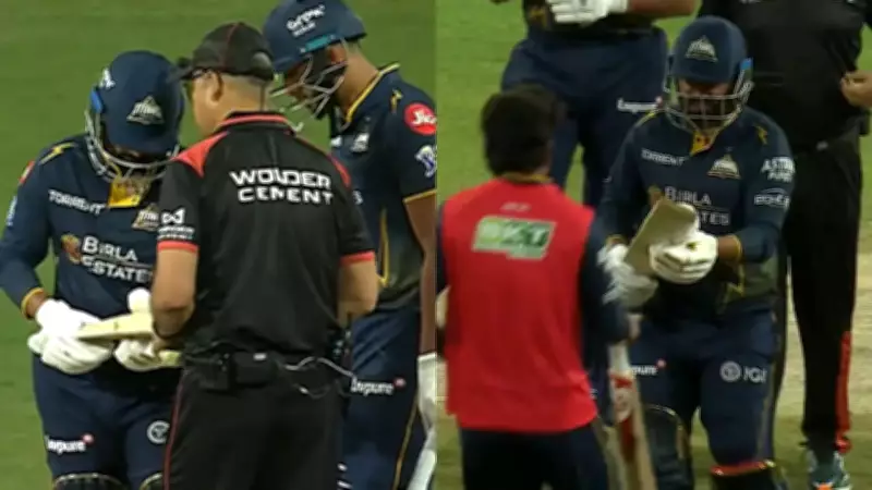 IPL 2026: Rahul Tewatia's Bat Fails Gauge Test, Forced to Change Mid-Match