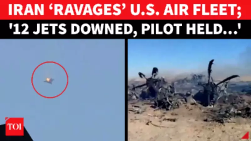 Iran Claims Major US Air Fleet Losses in Dramatic Rescue Mission Clash
