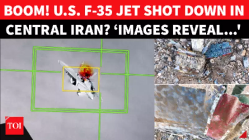 Iran Claims Second U.S. F-35 Shot Down, Releases Unverified Crash Photos