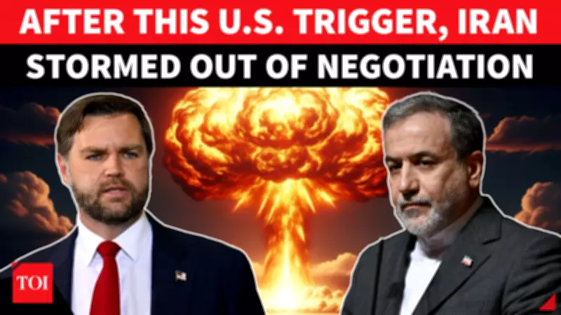 Iran Exits Islamabad Talks After US 'Trigger', Vance Team Accused of Shifting Demands
