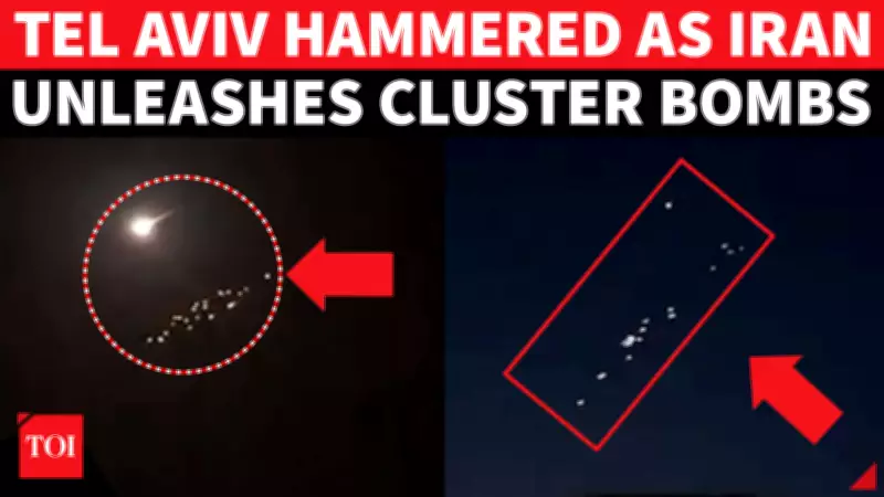 Iran Launches Cluster Missile Barrage on Israel, Flattens Building and Hits Power Grid