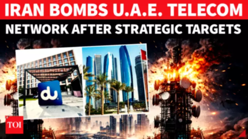 Iran Launches Drone Strike on UAE Telecom Center, Escalating Gulf Tensions