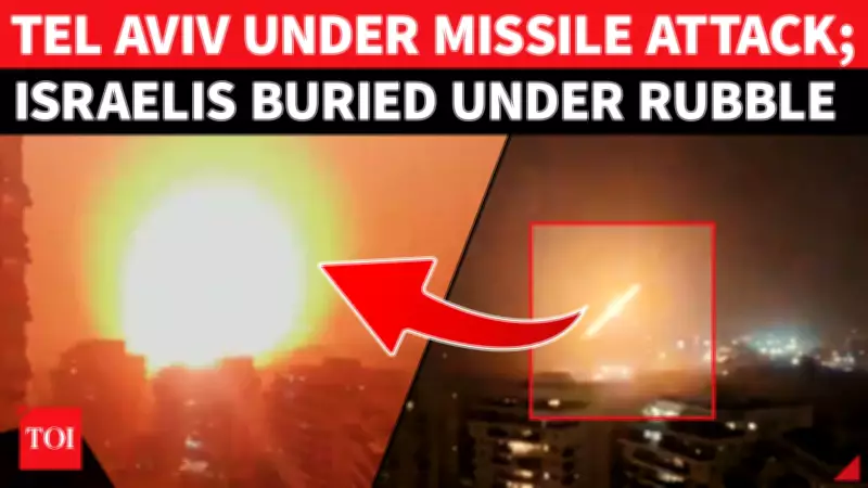 Iran Launches Missile Barrage on Israel: Tel Aviv Hit, Casualties Reported in Haifa