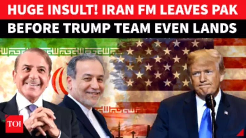 Iran Snubs Trump Envoys, Exits Pakistan Talks Before US Arrival