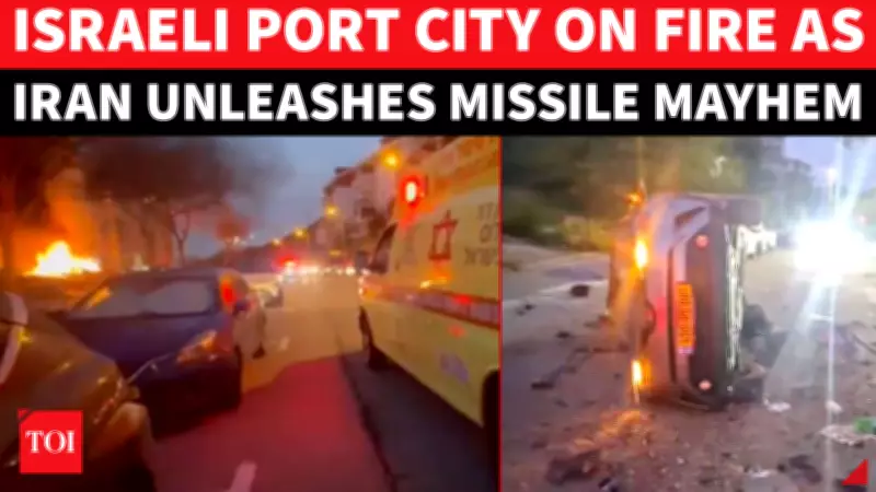 Iran Strikes Haifa Port with Cluster Munitions, Two Dead in Northern Israel Attack