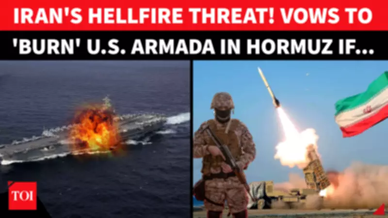 Iran Threatens to Set US Warships 'Ablaze' in Strait of Hormuz Showdown
