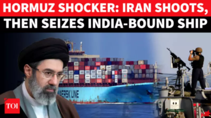 Iranian Forces Seize India-Bound Cargo Ship in Strait of Hormuz After Firing Warning Shots
