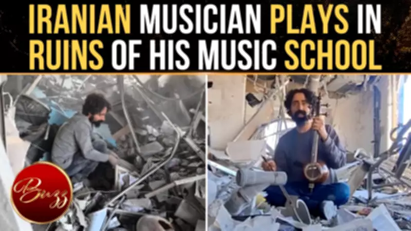Iranian Musician's Viral Video from War-Damaged Tehran School Captivates Global Audience